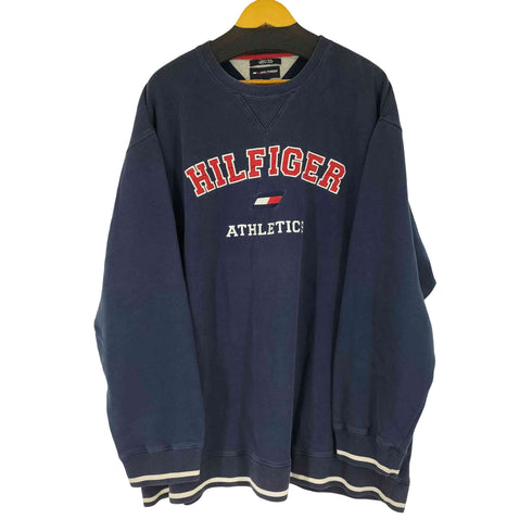 トミーヒルフィガー TOMMY HILFIGER 90-00S フロント刺繍クルーネックスウェット メンズ 3XL