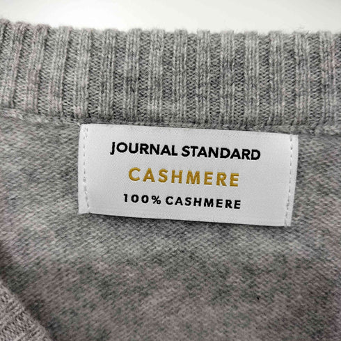ジャーナルスタンダード JOURNAL STANDARD カシミヤ クルーネック セーター レディース FREE