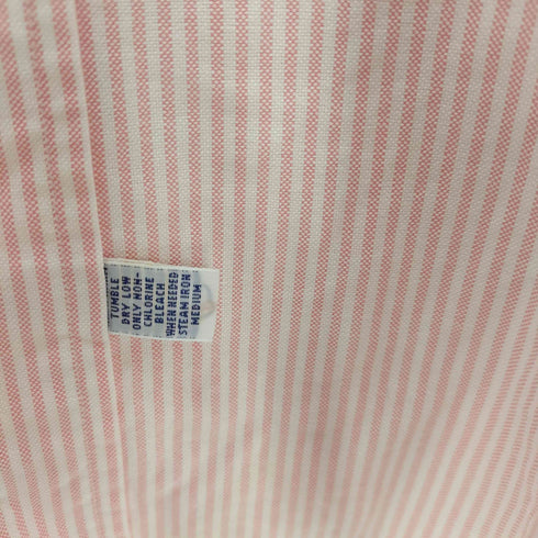 ポロバイラルフローレン Polo by RALPH LAUREN 90S The Big Oxford 裾ポニー 刺繍 外付けタグ B.D ストライプ シャツ メンズ import:S