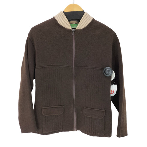 フレッドペリー FRED PERRY 70-80S BRITAIN 英国製 OPTIジップ ニット トラック ジャケット ジャージ メンズ