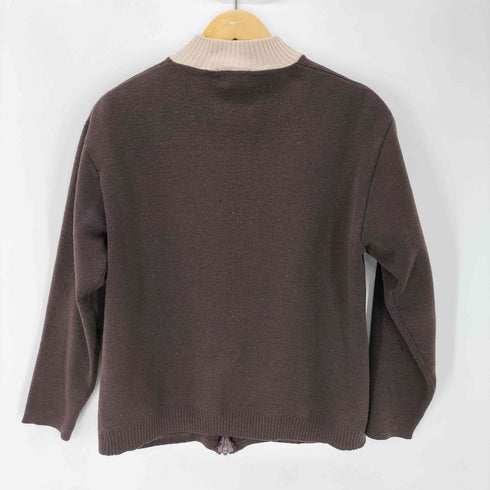 フレッドペリー FRED PERRY 70-80S BRITAIN 英国製 OPTIジップ ニット トラック ジャケット ジャージ メンズ