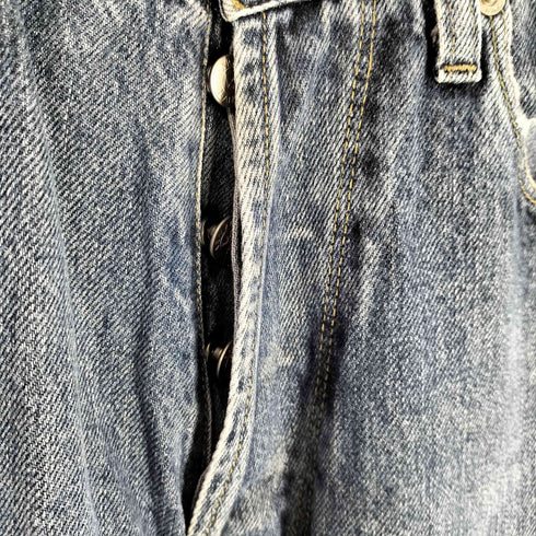 アルマーニジーンズ ARMANI JEANS Simin T SPA イタリア製 ロゴ パッチ ボタンフライ デニム パンツ メンズ 31