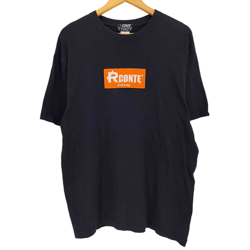 RCONTE 23ss LIFE STYLE WEAR フロントボックスロゴ刺繍 コットン クルーネックTシャツ メンズ JPN:XL
