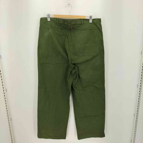 スウィーディシュアーミー SWEDISH ARMY 50-60s スウェーデン軍 シンチバック サロペットボタン ワークパンツ メンズ 98L