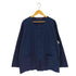 モーホーム 藍染 農民服 チャイナシャツ レディース import:XL