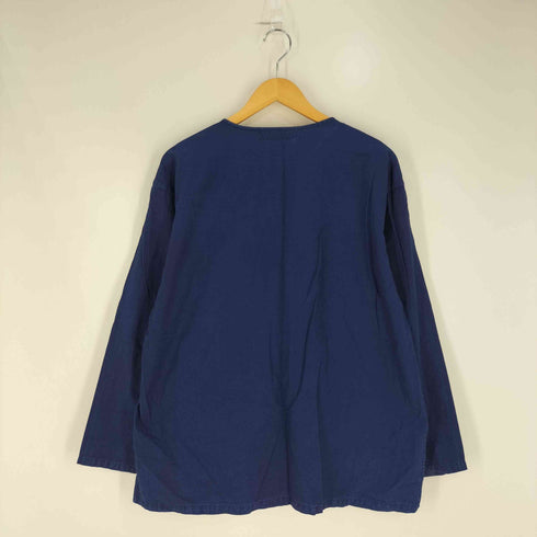 モーホーム 藍染 農民服 チャイナシャツ レディース import:XL