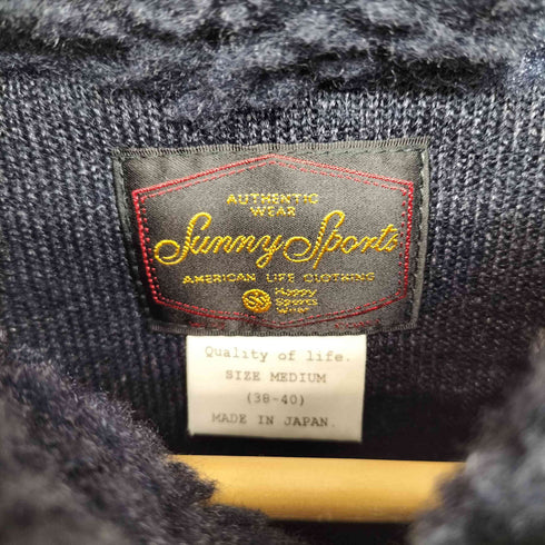 サニースポーツ SUNNY SPORTS ボア フリースジャケット ネイビー メンズ MEDIUM