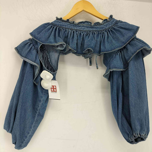 パピエ papier ECHORD別注 DENIM HOLDER BLOUSE レディース FREE
