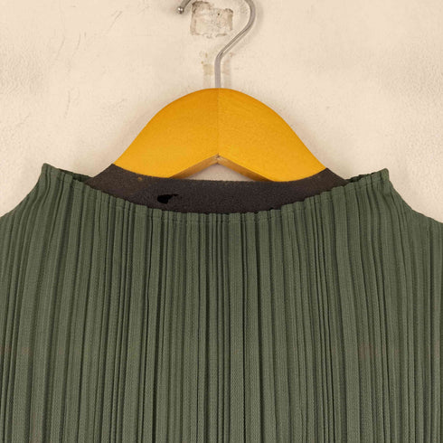 プリーツプリーズイッセイミヤケ PLEATS PLEASE ISSEY MIYAKE MONTHLY COLORS JUNEハイネックノースリーブワンピース レディース 3
