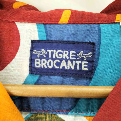 ティグルブロカンテ TIGRE BROCANTE コットンリネン オープンカラーシャツ メンズ JPN:3