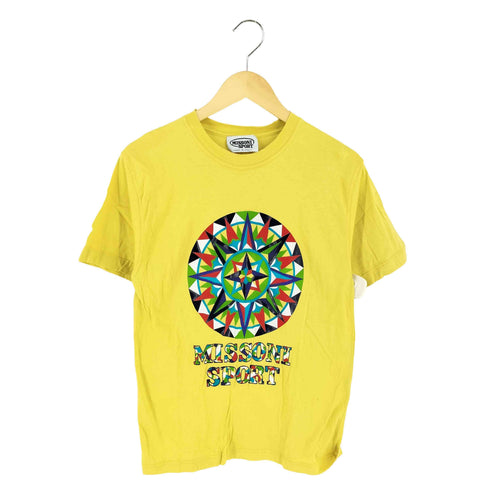 ミッソーニスポーツ MISSONI SPORTS S/S フロントロゴプリントクルーネックTシャツ メンズ import:S