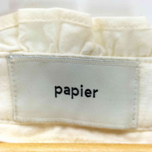 パピエ papier ホルダーブラウス レディース FREE