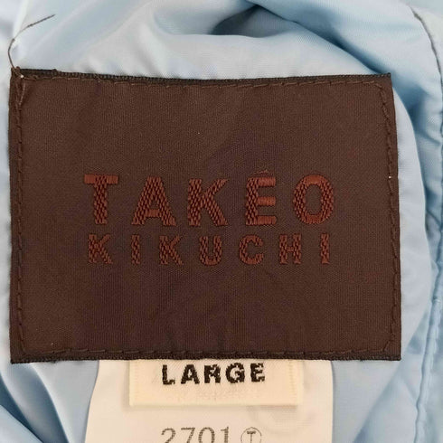 タケオキクチ TAKEO KIKUCHI リバーシブル バイカラー ラグランスリーブ スタンドカラー ダウンジャケット メンズ JPN:L