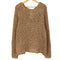 ザラ ZARA knit sweater with woven trim テープ 織り込み オーバーサイズ ニット レディース import:M