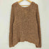 ザラ ZARA knit sweater with woven trim テープ 織り込み オーバーサイズ ニット レディース import:M