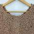 ザラ ZARA knit sweater with woven trim テープ 織り込み オーバーサイズ ニット レディース import:M