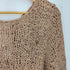 ザラ ZARA knit sweater with woven trim テープ 織り込み オーバーサイズ ニット レディース import:M