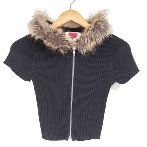 スライ SLY HinaYoshiharaxSLY KNIT HOODIE Y2K レディース FREE