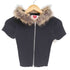 スライ SLY HinaYoshiharaxSLY KNIT HOODIE Y2K レディース FREE
