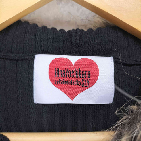 スライ SLY HinaYoshiharaxSLY KNIT HOODIE Y2K レディース FREE