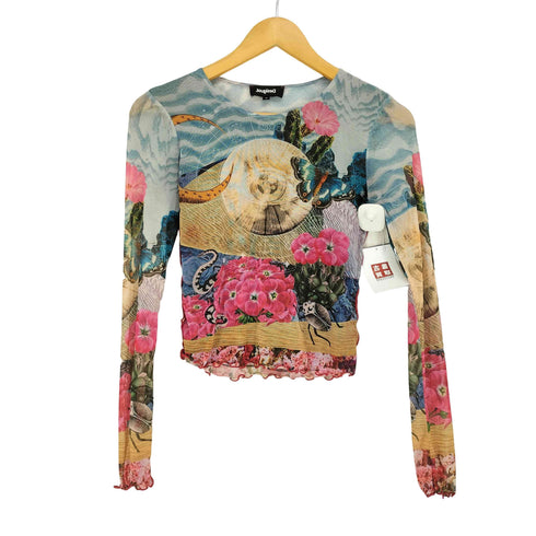 デシグアル Desigual 総柄セカンドスキン レディース M
