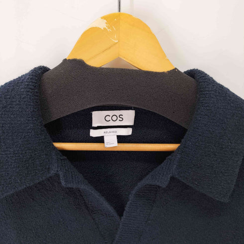 コス COS ブークレニットポロシャツ BOUCLE-KNIT POLO SHIRT メンズ import:S