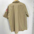 USA製 星条旗 ワッペン 刺繍 OF FICIAL YOUTH SHIRT オフィシャル ユース ワーク サファリ ボーイ スカウト 半袖 シャツ メンズ import:XL