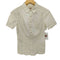 ディーゼル DIESEL 異素材 切替 S/S シャツ ブラウス Y2K レディース import:XS