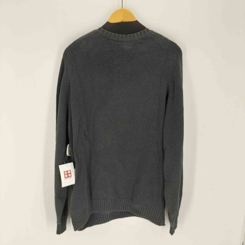 ランズエンド LANDS END 90S USA製 Vネック ドリフターセーター コットンニット メンズ import:L