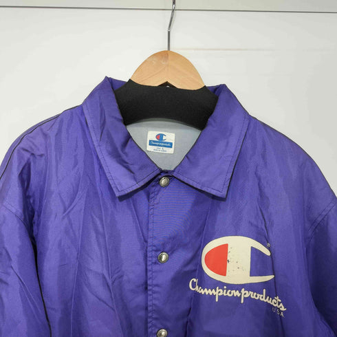 チャンピオン Champion 90S ロゴ プリント コーチ ジャケット メンズ import:L