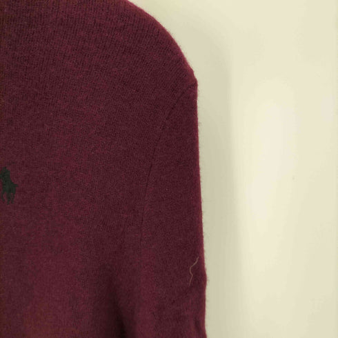 ポロラルフローレン POLO RALPH LAUREN ポニー刺繍 ハーフジップウールニット メンズ import:M