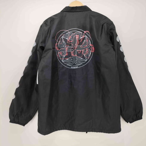 REBELGRIND グラインドコア アートワーク プリント コーチジャケット メンズ JPN:XL
