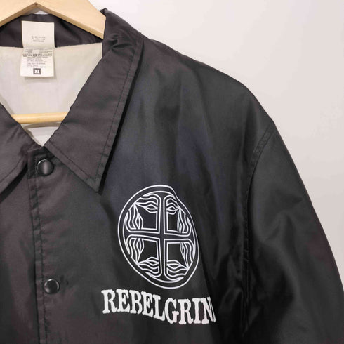 REBELGRIND グラインドコア アートワーク プリント コーチジャケット メンズ JPN:XL
