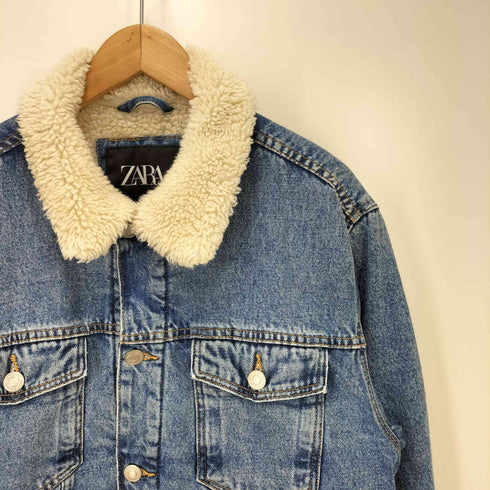 ザラ ZARA ボアデニムジャケット メンズ JPN:M