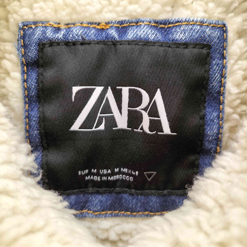 ザラ ZARA ボアデニムジャケット メンズ JPN:M