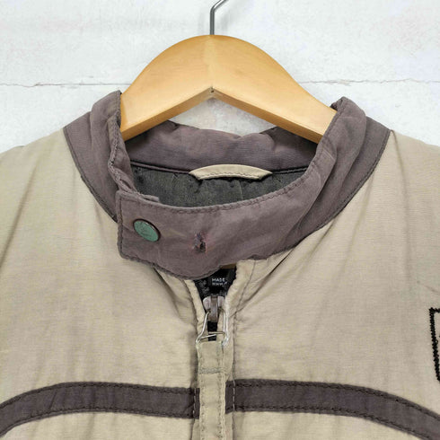 ディーゼル DIESEL ロゴ刺繍ライダースジャケット メンズ M