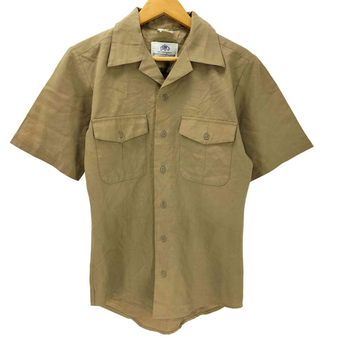 ディーエスシーピー DSCP ミリタリー アーミー 開襟 オープンカラー 半袖 シャツ メンズ