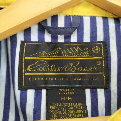 エディーバウアー Eddie Bauer 90~00S スンカラーラバーレインコート メンズ import:M