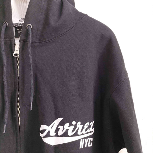 アヴィレックス AVIREX NYC プリント ジップアップパーカー メンズ import:XL