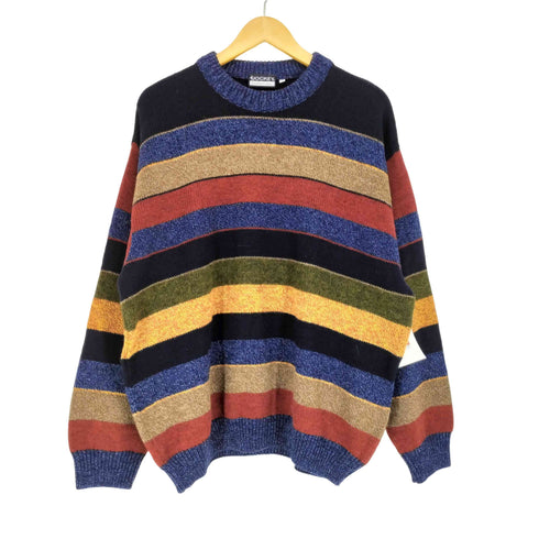 JOCKEY ボーダーニット メンズ XL