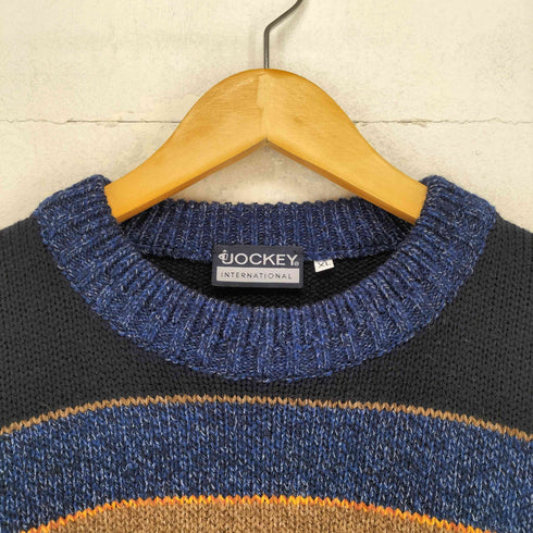 JOCKEY ボーダーニット メンズ XL