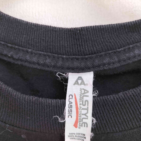 ALSTYLE バンドプリント S/S クルーネック Tシャツ レディース import:S