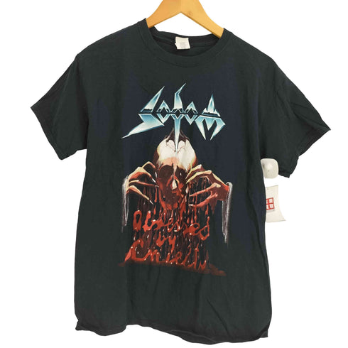GILDAN バンドプリント S/S クルーネック Tシャツ メンズ import:M