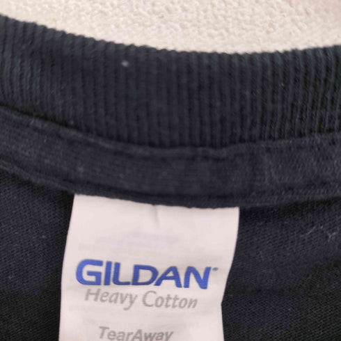 GILDAN バンドプリント S/S クルーネック Tシャツ メンズ import:M