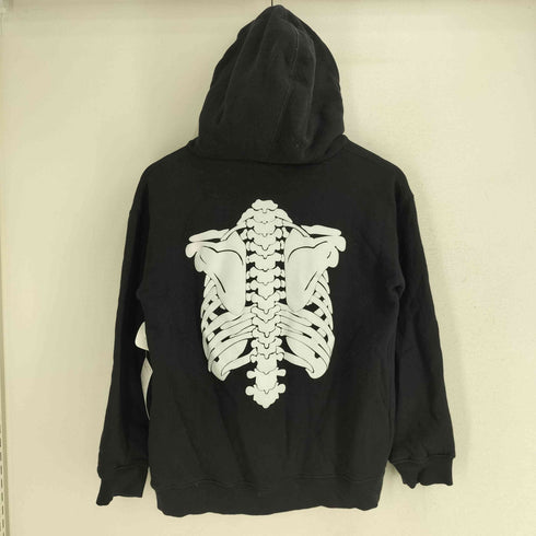 ザジーディーシー THE GTS バンド ボーンプリント プルオーバー パーカー レディース import:S