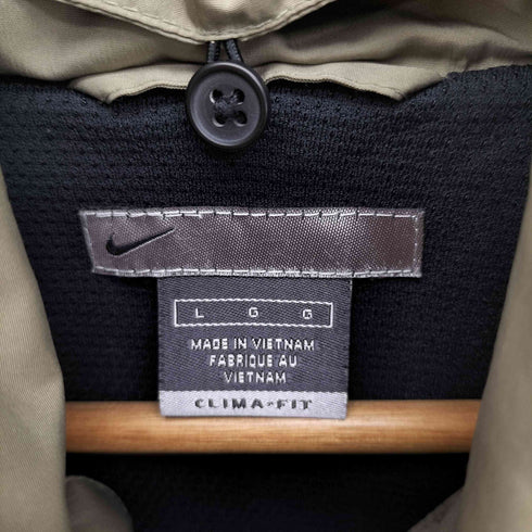 ナイキ NIKE 00S グレータグ CLIMA-FIT スウッシュ ロゴ 刺繍 パッカブルフード ドローコード ジップアップ ジャケット メンズ import:L