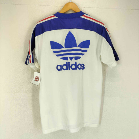 アディダス adidas 90s デサントタグ 両面プリントVネックゲームシャツ メンズ L-O