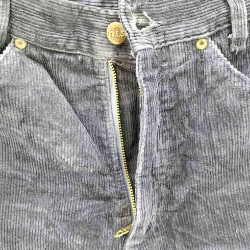 h.i.s jeans wear 42 TALON-ZIP タロン ジップ 細畝 コーデュロイ ストレート パンツ メンズ