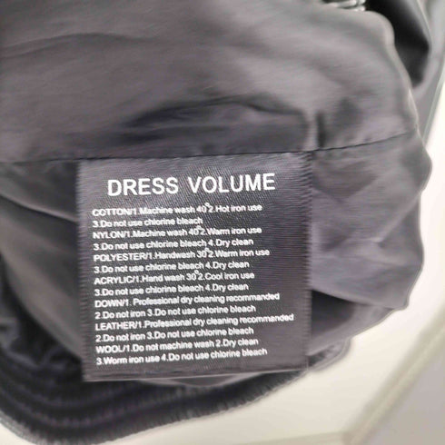 DRESS VOLUME A-2 フェイクレザー ブルゾン ジャケット メンズ