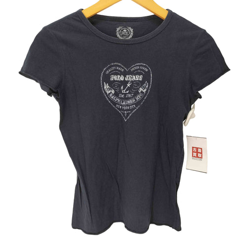 ポロジーンズカンパニーラルフローレン POLO JEANS COMPANY RALPH LAUREN y2k ハートプリントTシャツ レディース JPN:M